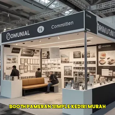 booth pameran simple kediri murah